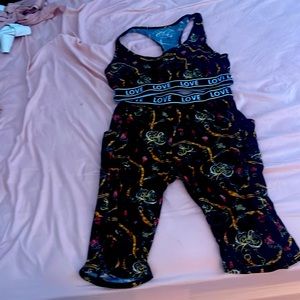 I am selling a biker shorts and a bra set for $8 dollars. Never used.